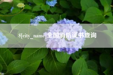 宜阳全国消防证书查询