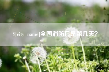 宜阳全国消防日是第几天？