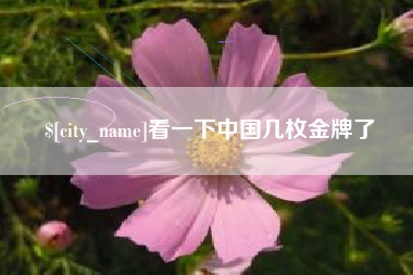宜阳看一下中国几枚金牌了