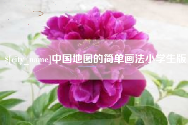 宜阳中国地图的简单画法小学生版