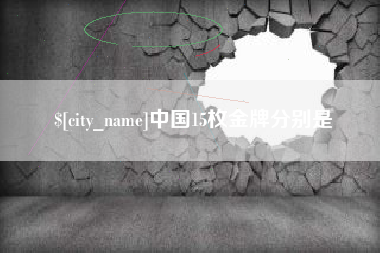 宜阳中国15枚金牌分别是