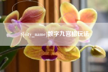 宜阳数字九宫格玩法