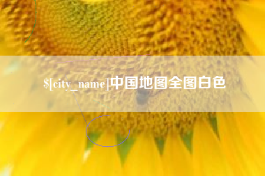 宜阳中国地图全图白色