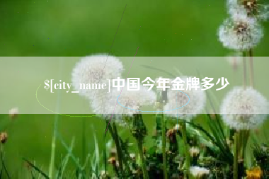 宜阳中国今年金牌多少