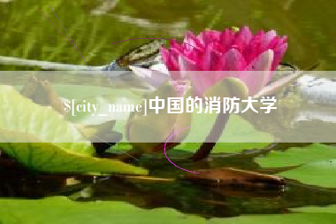 宜阳中国的消防大学