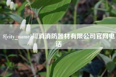 宜阳川消消防器材有限公司官网电话