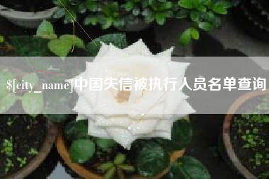 宜阳中国失信被执行人员名单查询