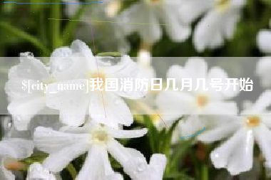 宜阳我国消防日几月几号开始