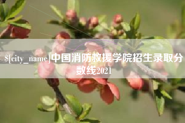 宜阳中国消防救援学院招生录取分数线2021