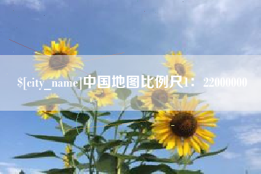 宜阳中国地图比例尺1：22000000