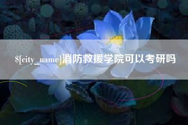 宜阳消防救援学院可以考研吗