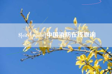 宜阳中国消防在线查询