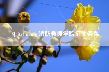 宜阳消防救援学院招生条件