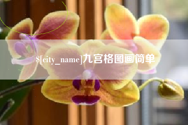 宜阳九宫格图画简单